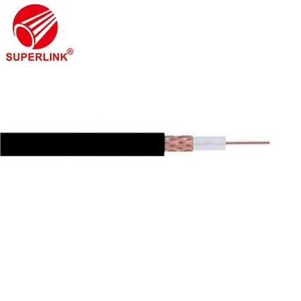 Kualitas Tinggi 75ohm RG6 Kabel Koaksial CCTV Video Audio Keamanan Siam