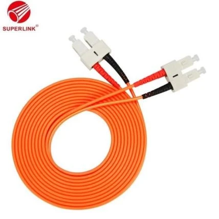 Multimode Fiber Jumper Sc-Sc Data Center Infrastruktur Sistem Kabel Serat Kepadatan Tinggi