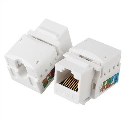 OEM Harga Kompetitif UTP Cat6A Cat6 Cat5E Ethernet Keystone Jack Module
